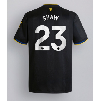 Billige Fotballdrakt Manchester United Luke Shaw #23 Replika Tredjedrakt 2025-26 Kortermet